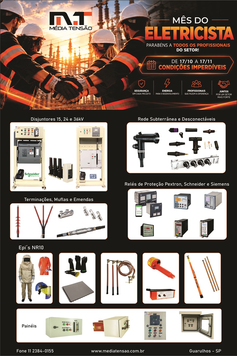 M�dia Tens�o - M�s do Eletricista, solu��es el�tricas e equipamentos de m�dia tens�o